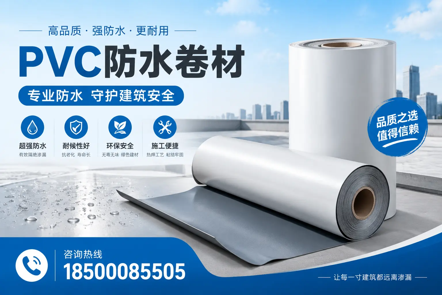 怀化地区pvc防水卷材的市场现状与发展趋势